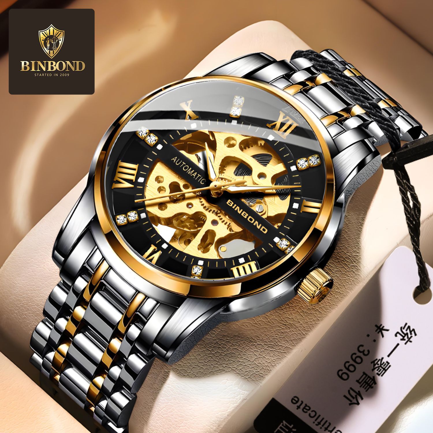 Men'S Accessories Luxury Brands - Bindond Orologi meccanici automatici da uomo