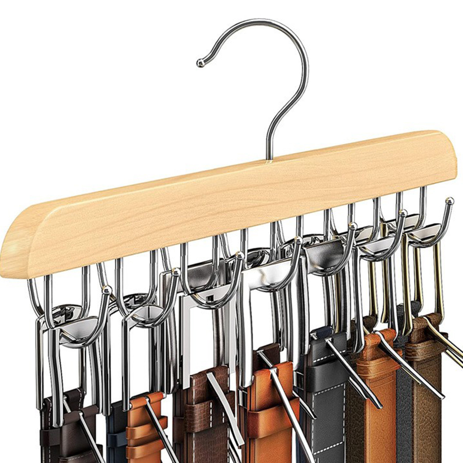 Men'S Accessories Organizer For Wardrobe - Appendiabiti da donna in legno appendiabiti