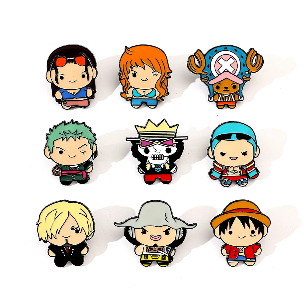 Lapel Pin Enamel - Set di 9 Spille Creative a