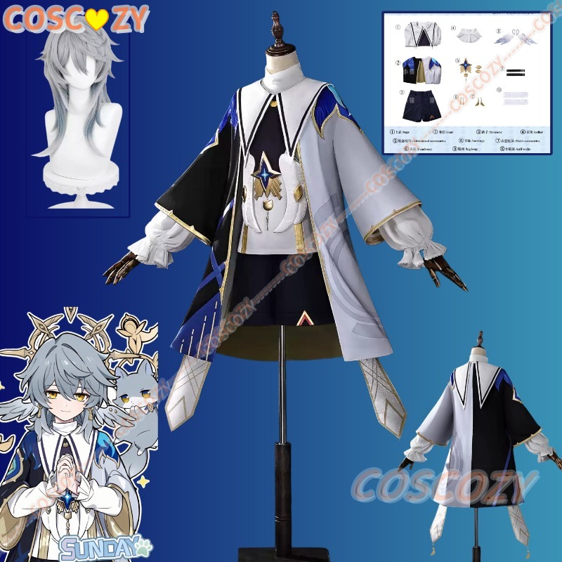 Men Accessories For Suit - Costume Cosplay della Serie Sunday Little