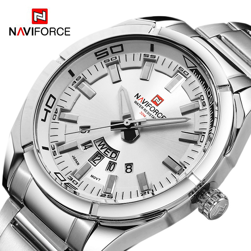 Men'S Accessories Luxury Brands - Orologi da Uomo NAVIFORCE, Impermeabili in