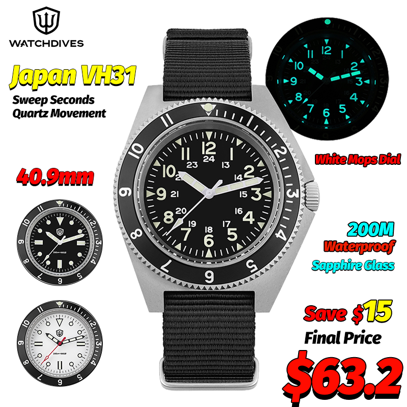 Men'S Accessories Jewelry - Watchdives WD1972 Orologio al quarzo Zaffiro