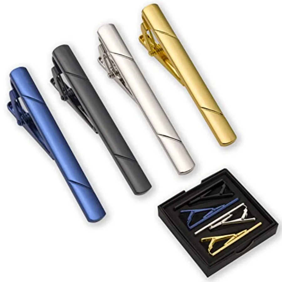 Men'S Accessories Fashion - 4 fermagli per cravatta da uomo