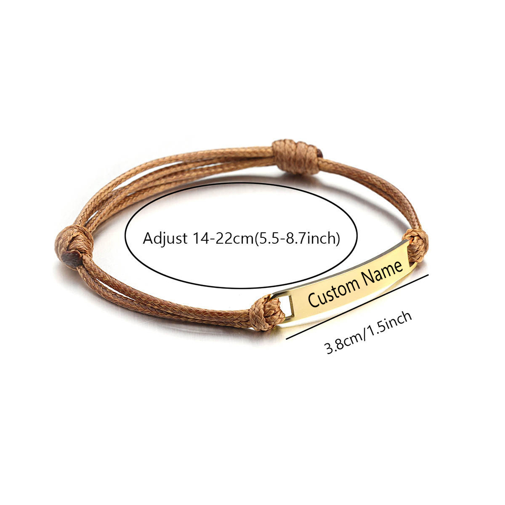 Bracciale con nome personalizz - Men'S Accessories Jewelry Bracelet recensione e prezzo