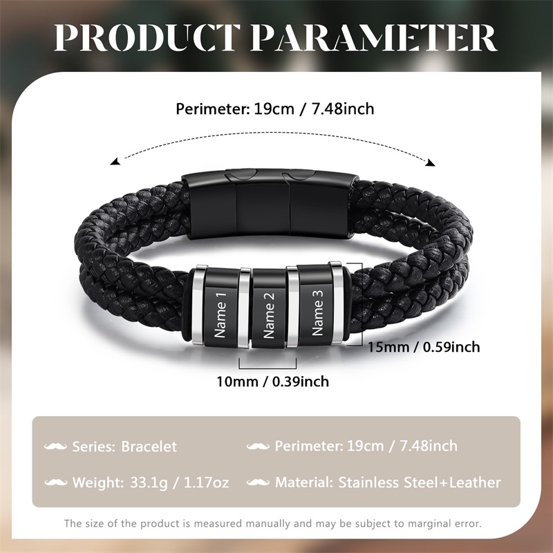 Braccialetti Personalizzati pe - Men'S Accessories Jewelry Bracelet recensione e prezzo