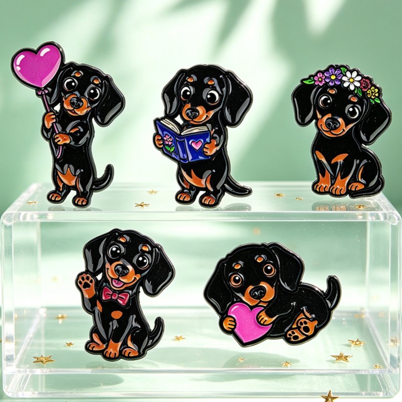 Set di 5 spille smaltate a for - Lapel Pin Enamel recensione e prezzo