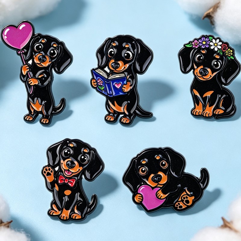 Set di 5 spille smaltate a for - Lapel Pin Enamel recensione e prezzo