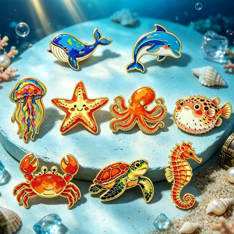 Spilla in smalto con animali m - Lapel Pin Enamel recensione e prezzo