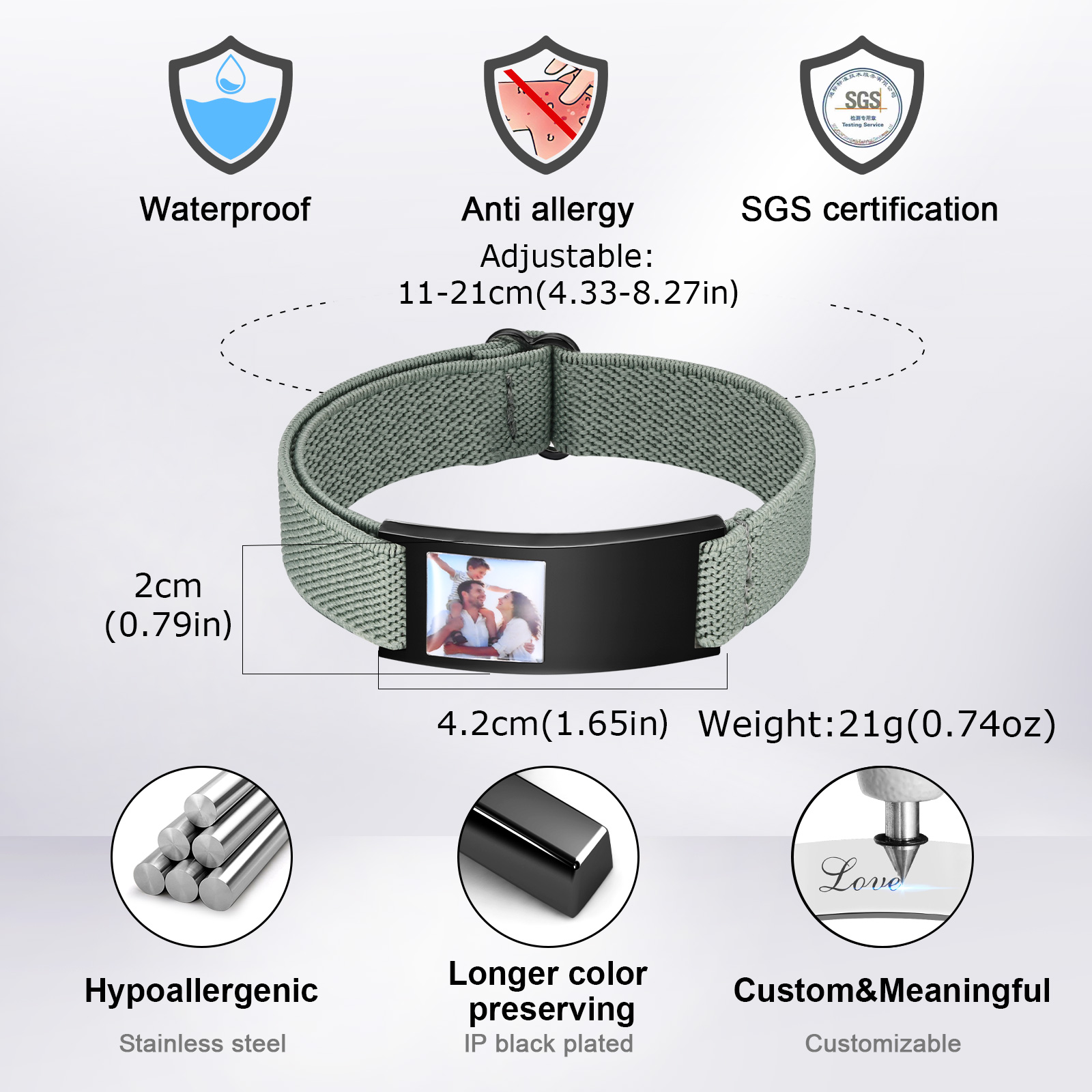 Braccialetto Personalizzato Vn - Men'S Accessories Jewelry Bracelet recensione e prezzo