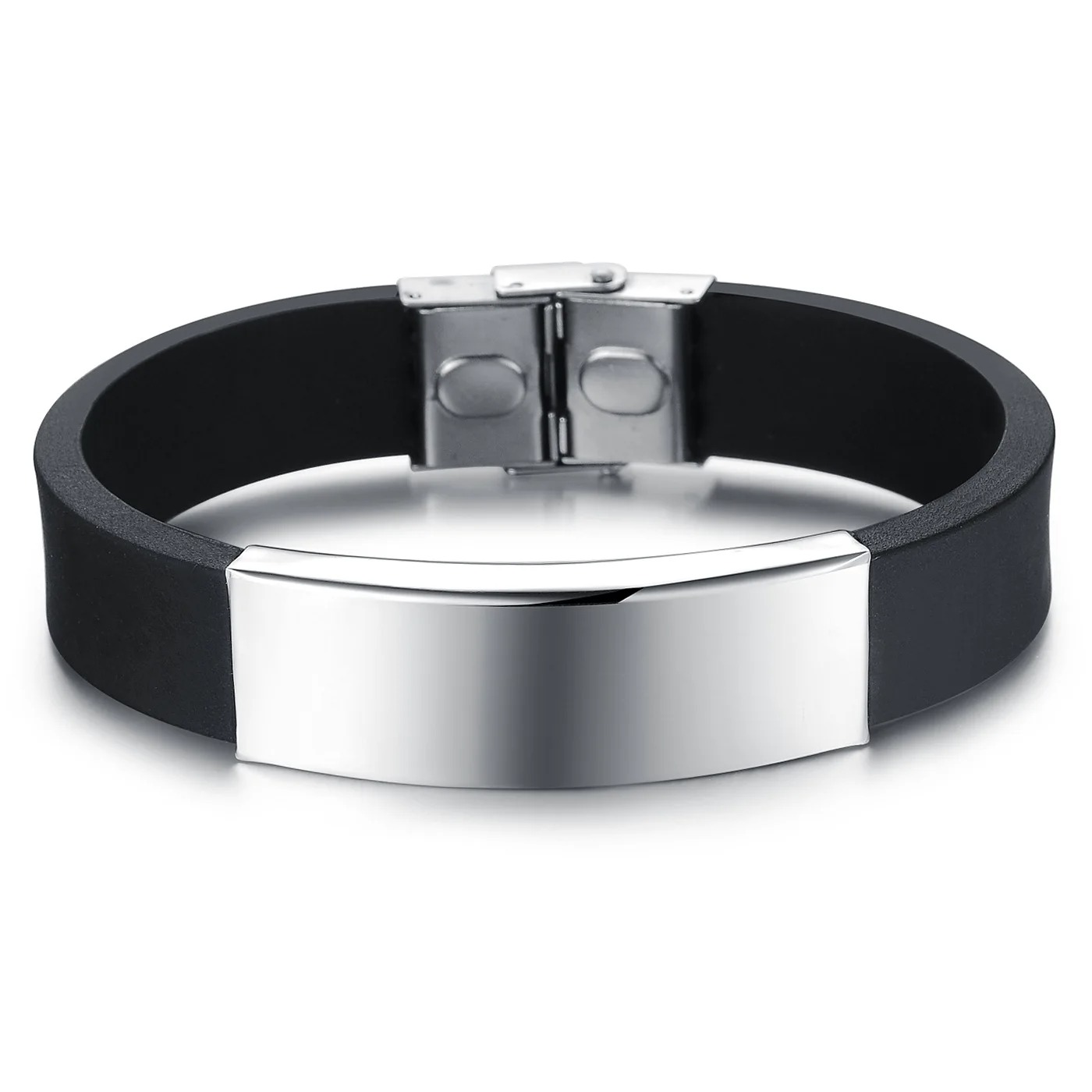 Bracciale in silicone con nome - Men'S Accessories Luxury Brands recensione e prezzo