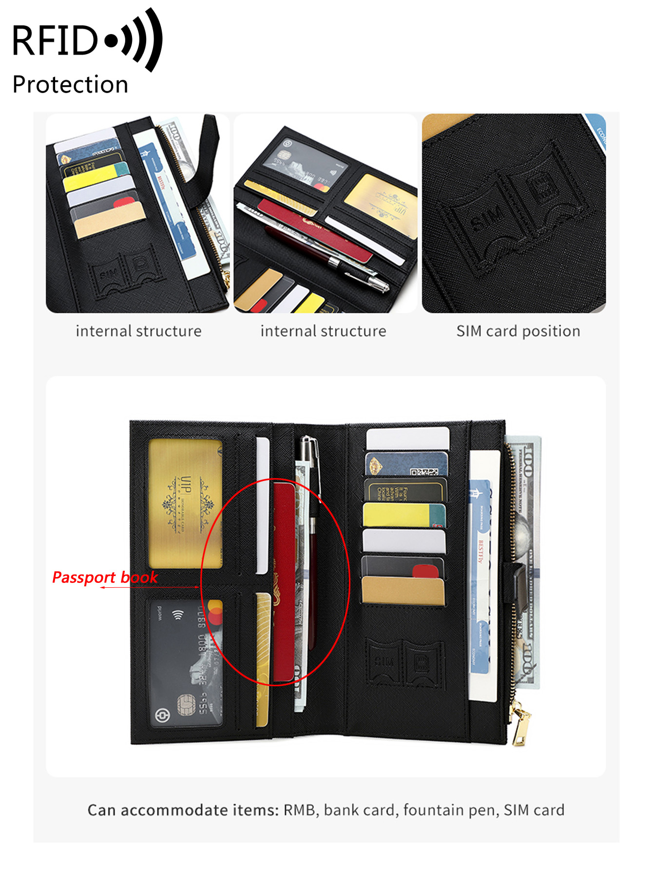 Elegante Portafoglio per Passa - Men'S Accessories Wallet recensione e prezzo