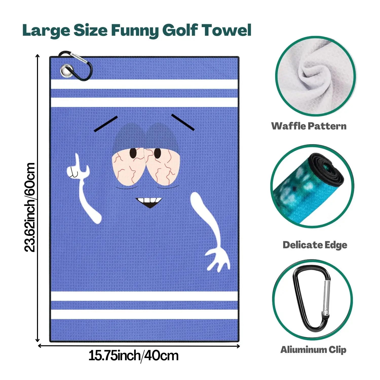Divertente asciugamano da golf - Men'S Accessories Golf recensione e prezzo