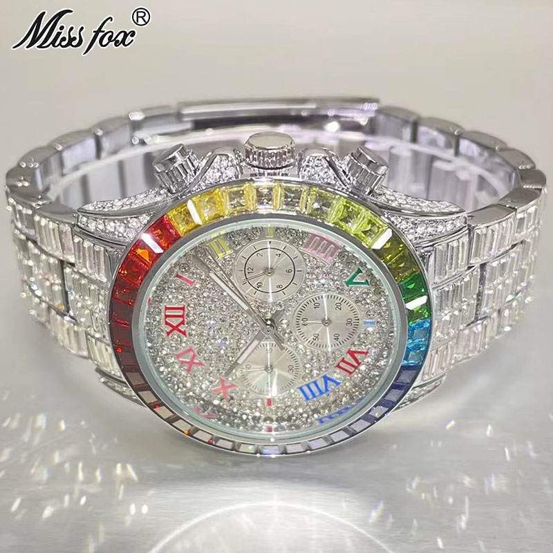 MISSFOX Luxury Iced Watch For  - Men'S Accessories Luxury Brands recensione e prezzo