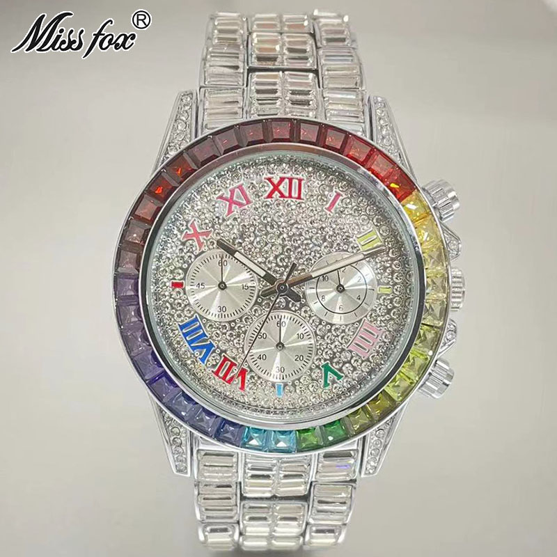MISSFOX Luxury Iced Watch For  - Men'S Accessories Luxury Brands recensione e prezzo