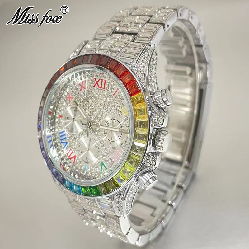 MISSFOX Luxury Iced Watch For  - Men'S Accessories Luxury Brands recensione e prezzo