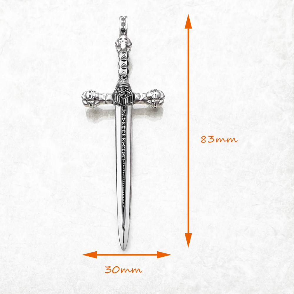 Ciondolo spada teschio, nuovis - Men'S Accessories Jewelry Brands recensione e prezzo