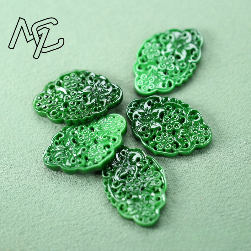 2 Pezzi DIY Smeraldo Verde Nat - Men'S Accessories Jewelry recensione e prezzo