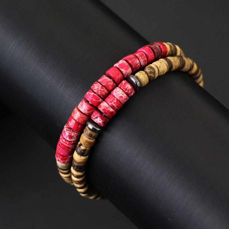 Set di braccialetti con perlin - Men'S Yoga Accessories recensione e prezzo