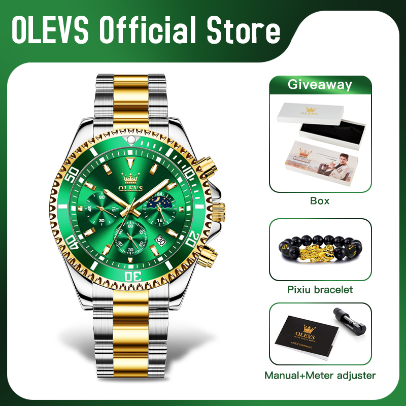 OLEVS 2870 Orologio da Uomo di - Men'S Accessories Luxury Brands recensione e prezzo