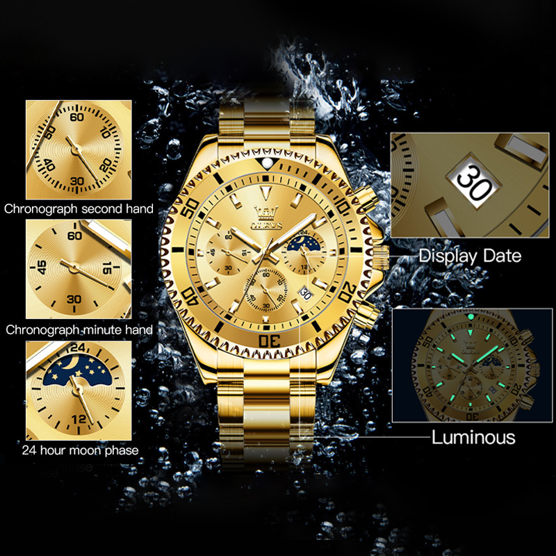 OLEVS 2870 Orologio da Uomo di - Men'S Accessories Luxury Brands recensione e prezzo