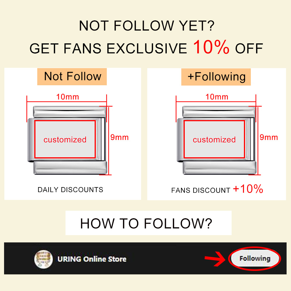 URING Personalizzazione Person - Men'S Accessories Jewelry Bracelet recensione e prezzo